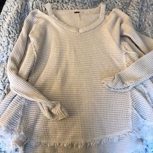 Off shoulder sweater